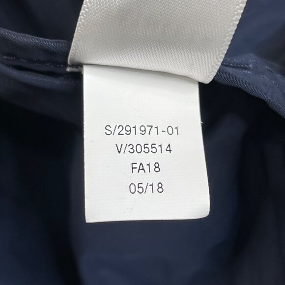 Athleta Rainfall Swing Hooded Zip Parka Jacket Navy Blue L/XL - Picture 8 of 13